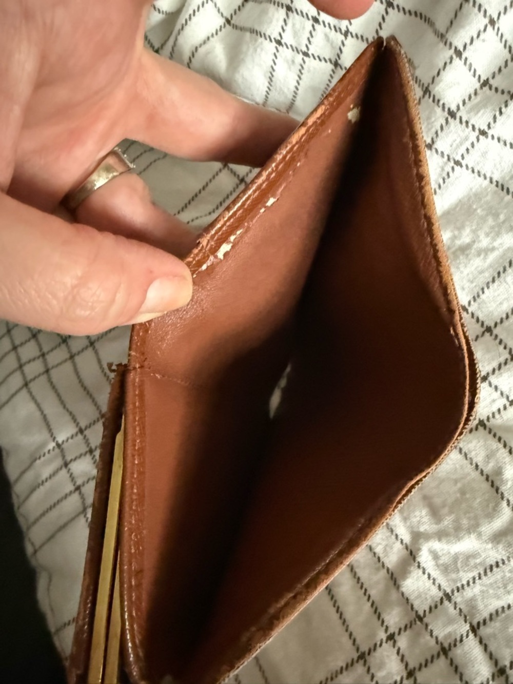 Louis Vuitton Brown Monogram Canvas Snap Wallet - Picture 5 of 9